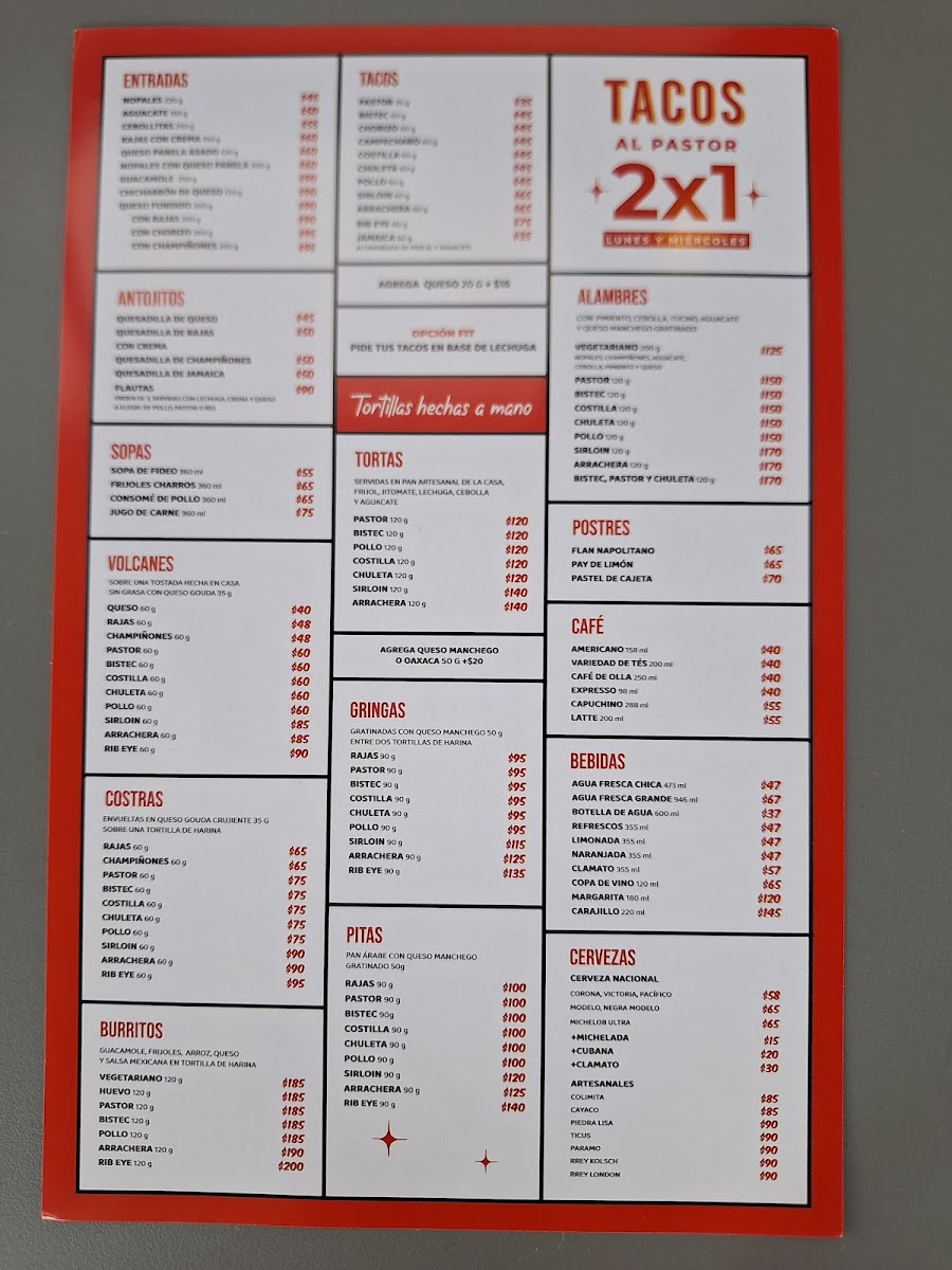 Chinampita Amores Menu - Image 2